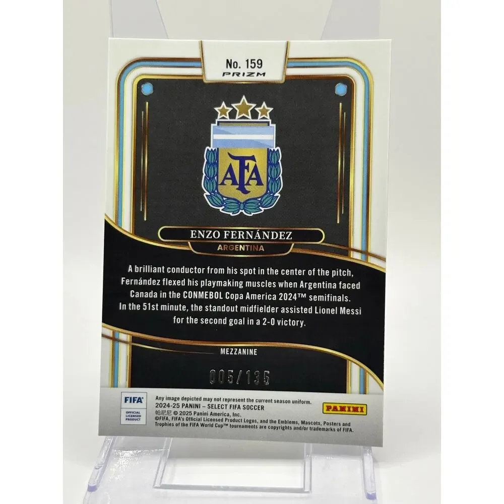 2024-25 Panini Select FIFA Archie Gray Rookie Camo Refractor 51/135 Tottenham RC - Picture 2 of 2